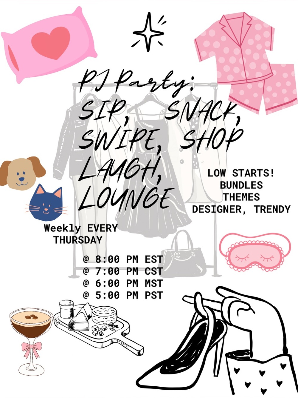 @JOJO_JOSEFINA is LIVE! PJ Party every Thursday @8 PM EST/7 PM CST/ 5 PM PST